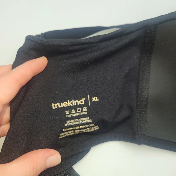 New TrueKind Black Wireless Shaping Bra XL - Picture 3 of 5